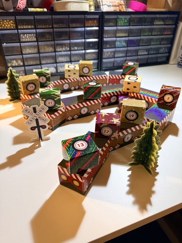 Calendrier de l’Avent Train - 25 cases