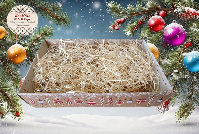 Corbeilles Noël 28x20,5x5,5 cm