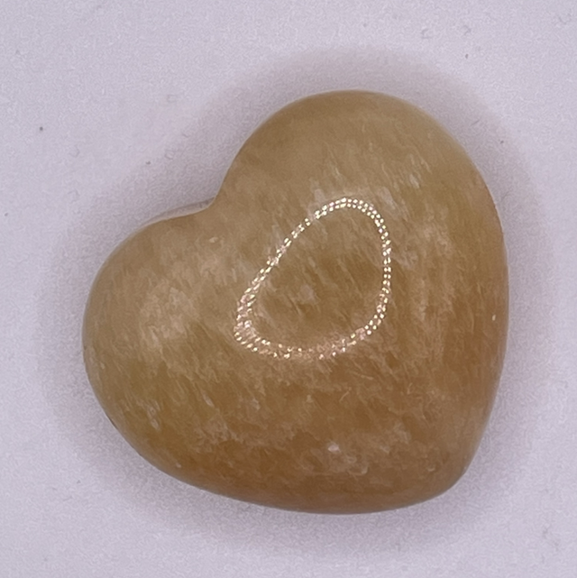 Orange Calcite Hearts 