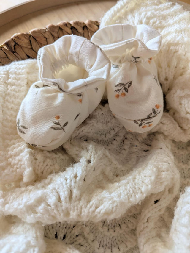 Chaussons mirabelle réversible