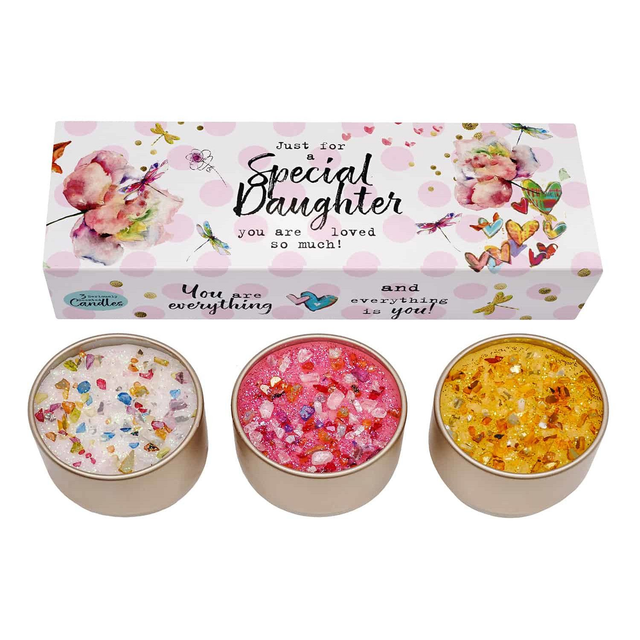 Just Because Three Lites – Special Daughter - Candle Gift set