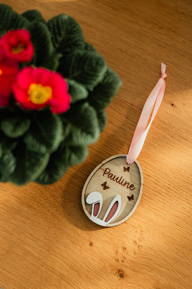 🎨 Œuf de Pâques - Oreilles de lapin