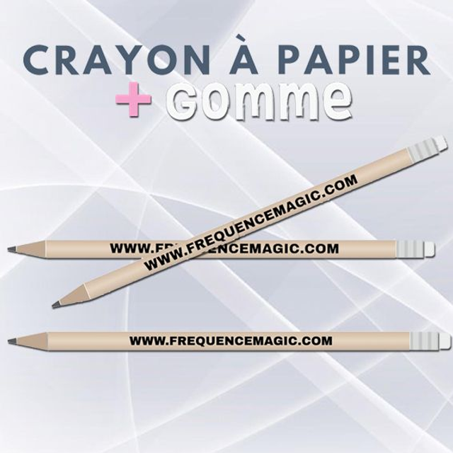 CRAYON A PAPIER + GOMME