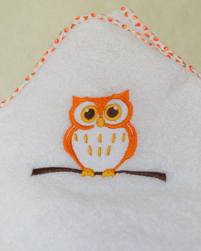 Cape de bain Hibou