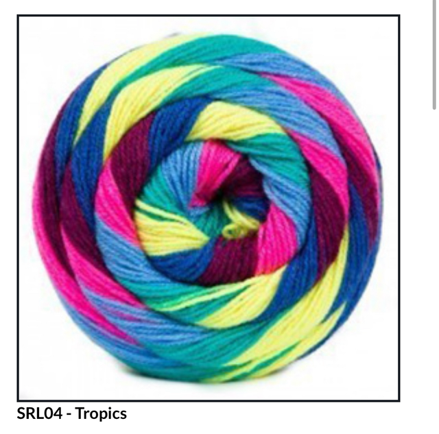 James C Brett Swurly Wurly DK SRL04 Tropics