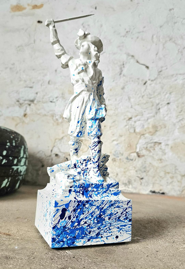 Statue Pop Jean Bart Blanc/Multi-bleu