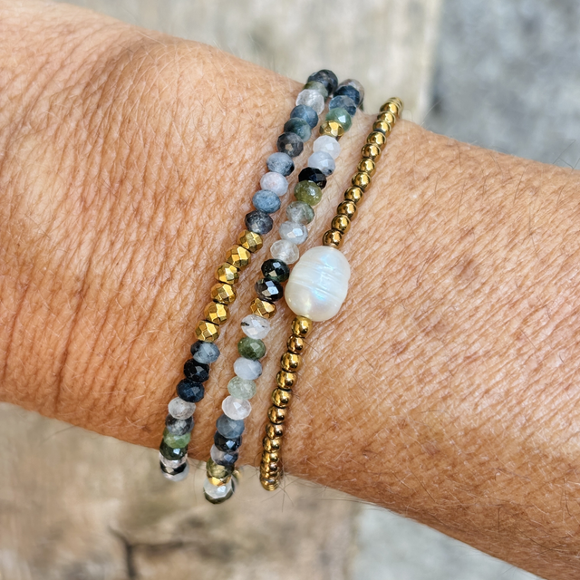 Bracelet Linéor Aigue-Marine