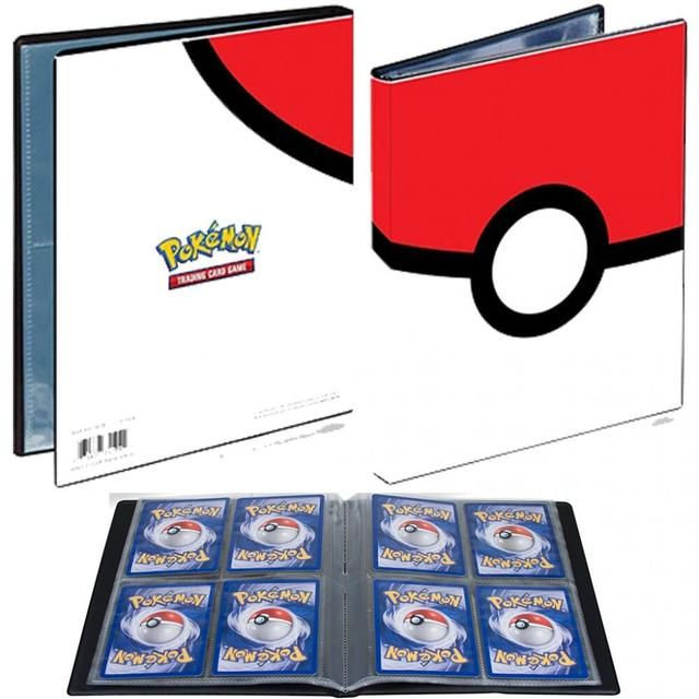 Ultra Pro 4-Pocket Pokemon Poke Ball Portfolio, Multicolor