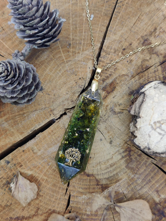 Collier Antre Lumières Talisman Arbre de vie