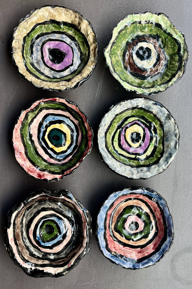 Coupelles cible (lot de 6)