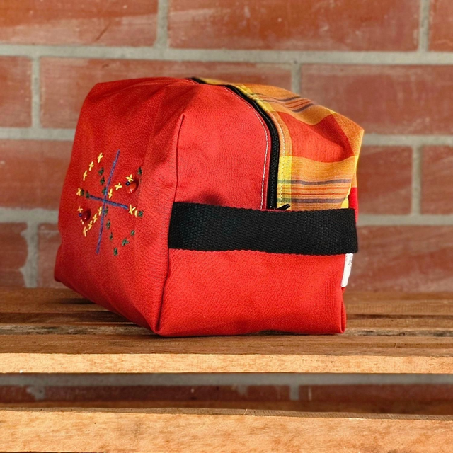 Trousse de toilette ANITE rouge madras 
