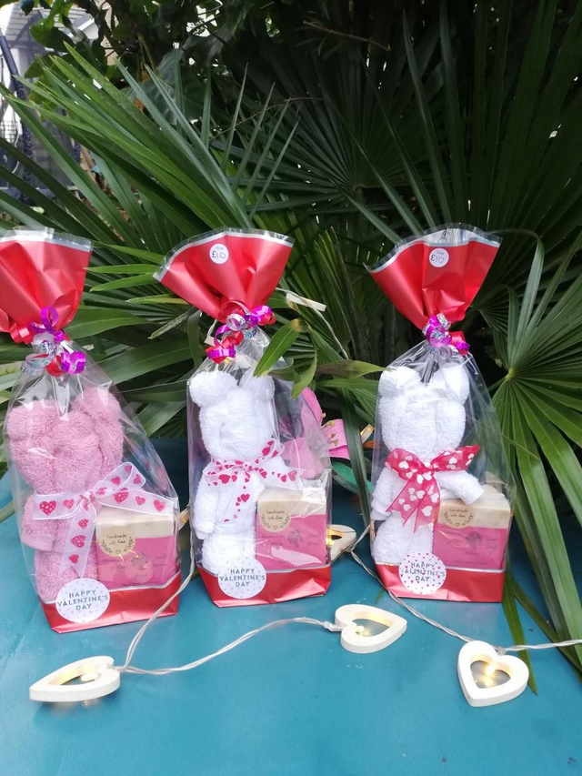 Valentine Gift Flannel Bear 