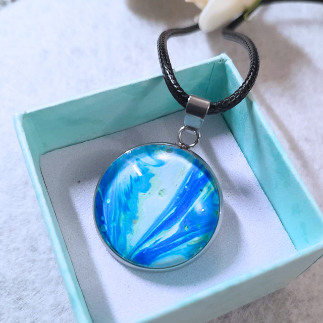 GRAND BLEU - Collier - Cordon noir