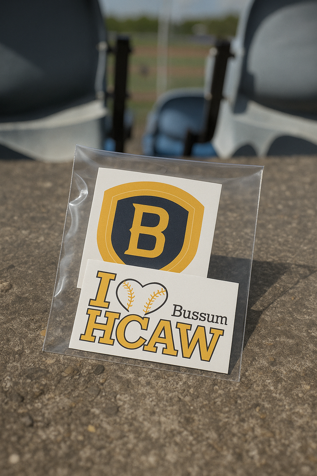 Stickerset i love HCAW+glanzende B