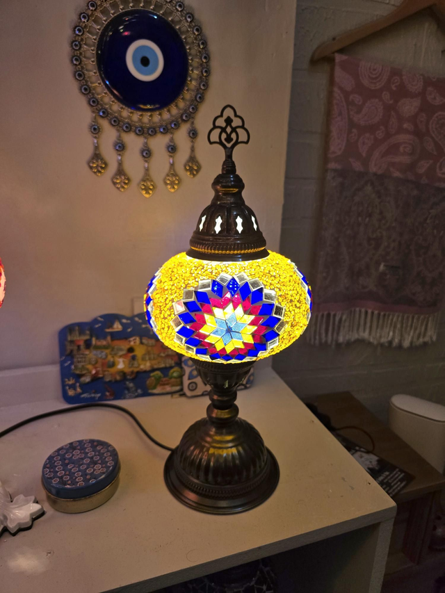 Large Mosaic Table Lamp