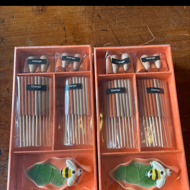 Orange Incense Gift Set