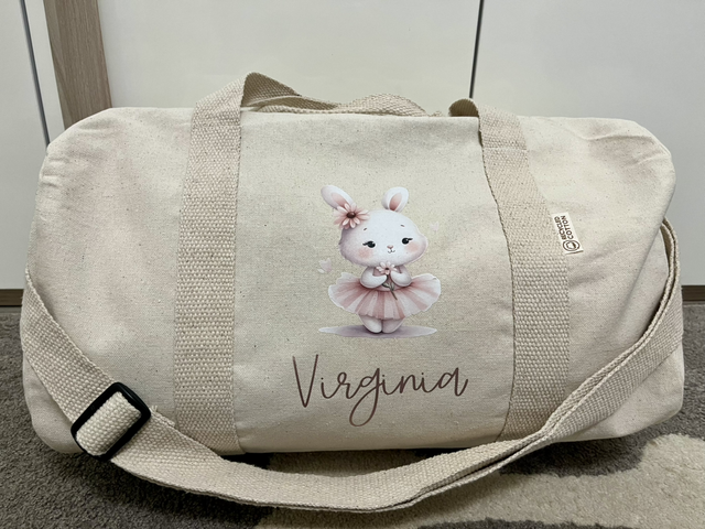 Borsone cotone natural