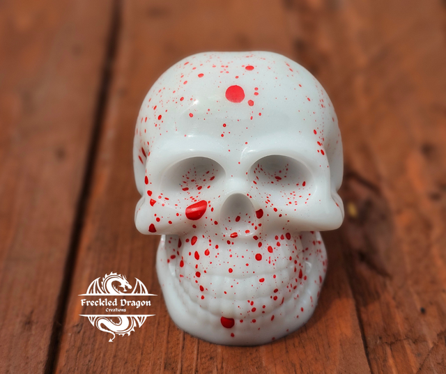 Skull - Red Splatter