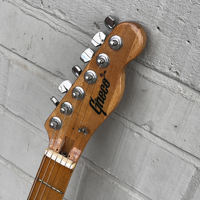 1975 Greco TC-500 WALNUT Telecaster Custom (ORDER Made Fender Japan LAWSUIT ERA) + Brass Saddles + Toploader Bridge + ORIGINAL Hard Case