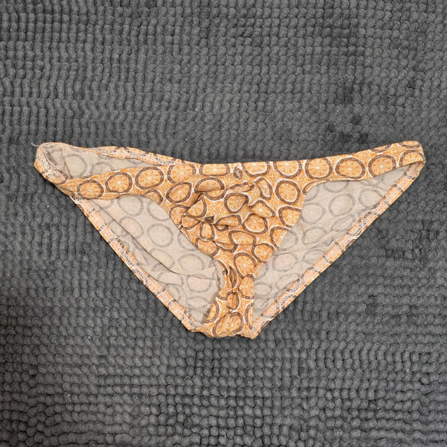 SLIP MOTIF ORANGE TAILLE S