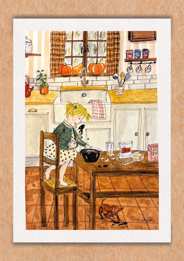 La gourmandise - Tirage d'art