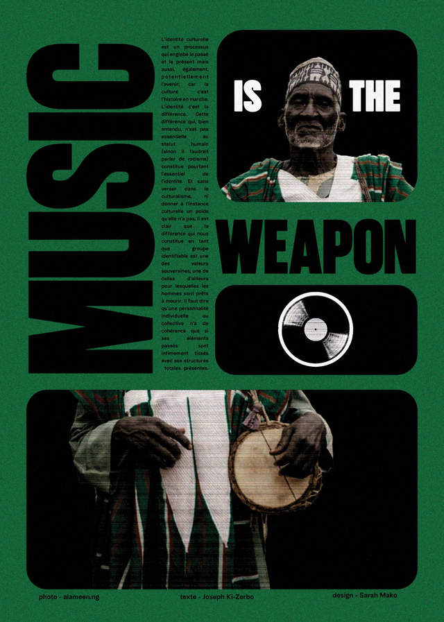 " MUSIC IS THE WEAPON "
