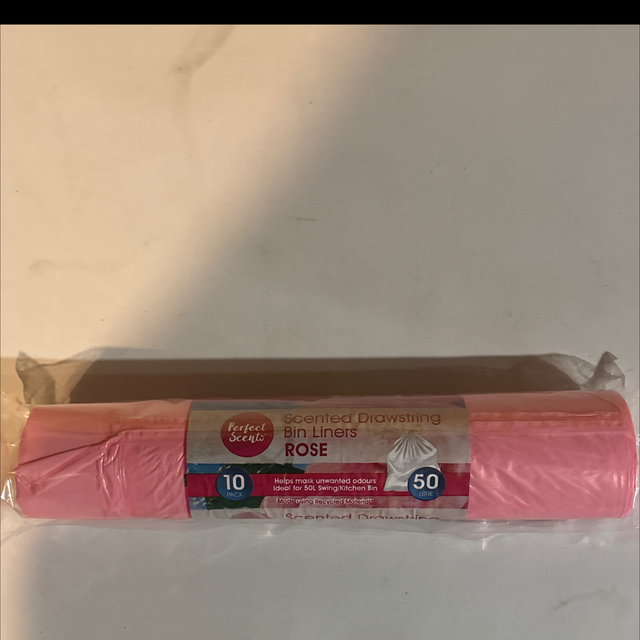 Sac poubelle 50 litres parfum rose Rlx de 10