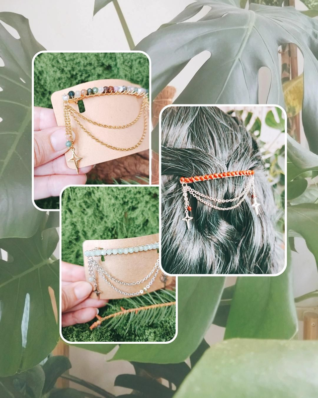 CHEVEUX - BROCHE ENCHANTÉE 