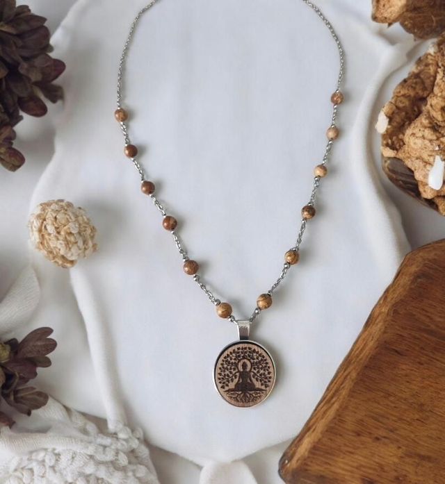 Collier Maïleen Jaspe Paysage 