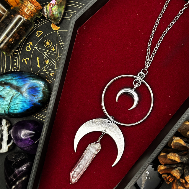 Luna phase necklace 