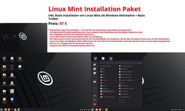 Linux Mint Basis Installation (EU/DE)
