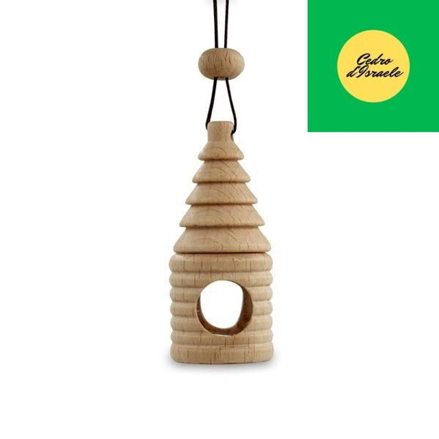 Profumatore Auto in Legno - Cedro d'Israele