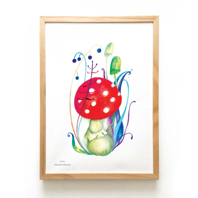 Affiche &quot;Champignon&quot;