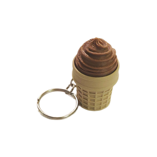 Ice Cream Clicker Keyring