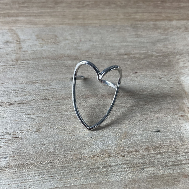 Bague Coeur Argenté 