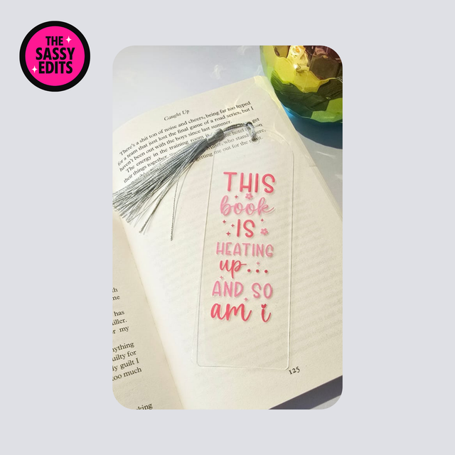 This Book Is Heating Up And So Am I - Rounded Top