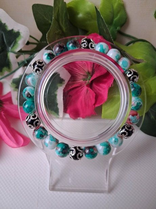 Bracelet perles de verre