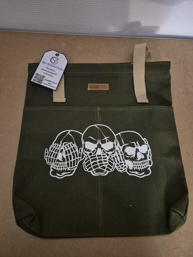 Tote bag tête de mort