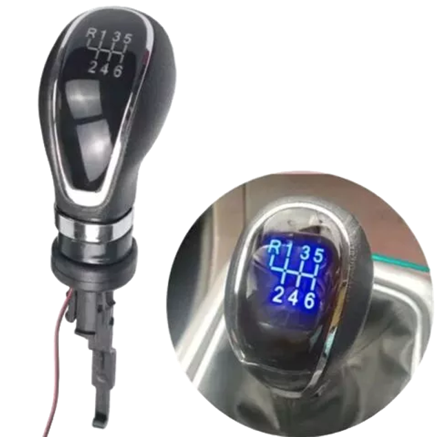 6 Speed Gear Knob W/Blue LED Light for Buick or Astra 2009-2014