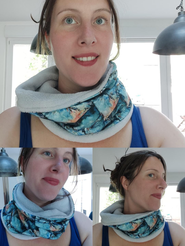 Tour de cou doublé polaire Divers imprimés