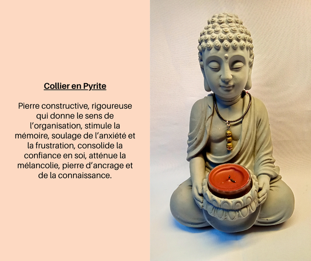 30- Collier en Pyrite