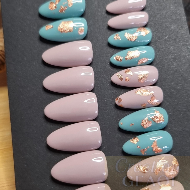 Mix kat copper leaves little Amande S créer sur commande délai de 7jours ouvrable