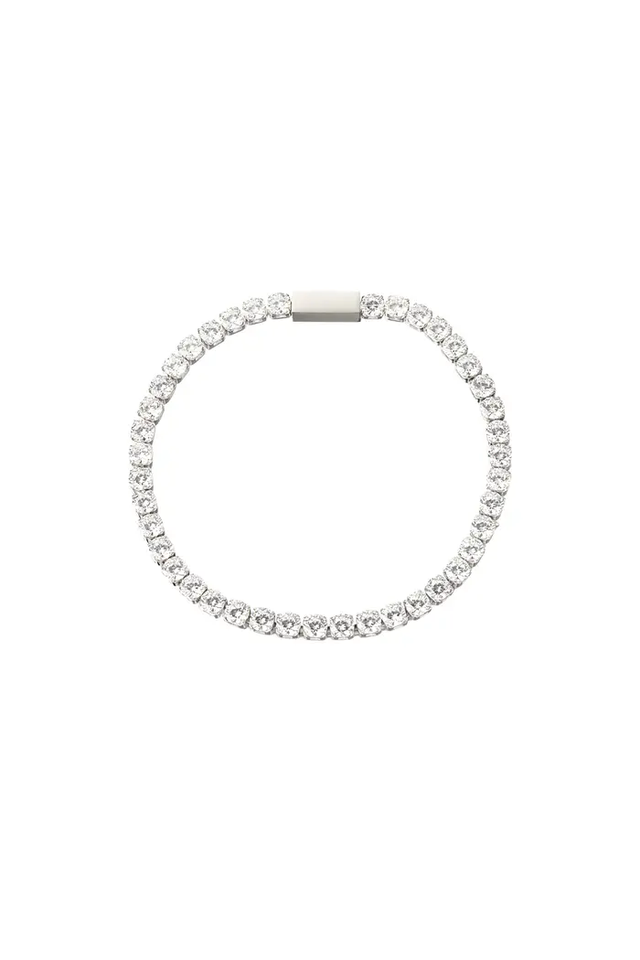 Shimmering diamond bracelet - silver / 0293113-117