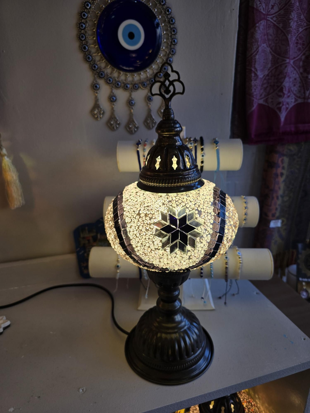 Large Mosaic Table Lamp