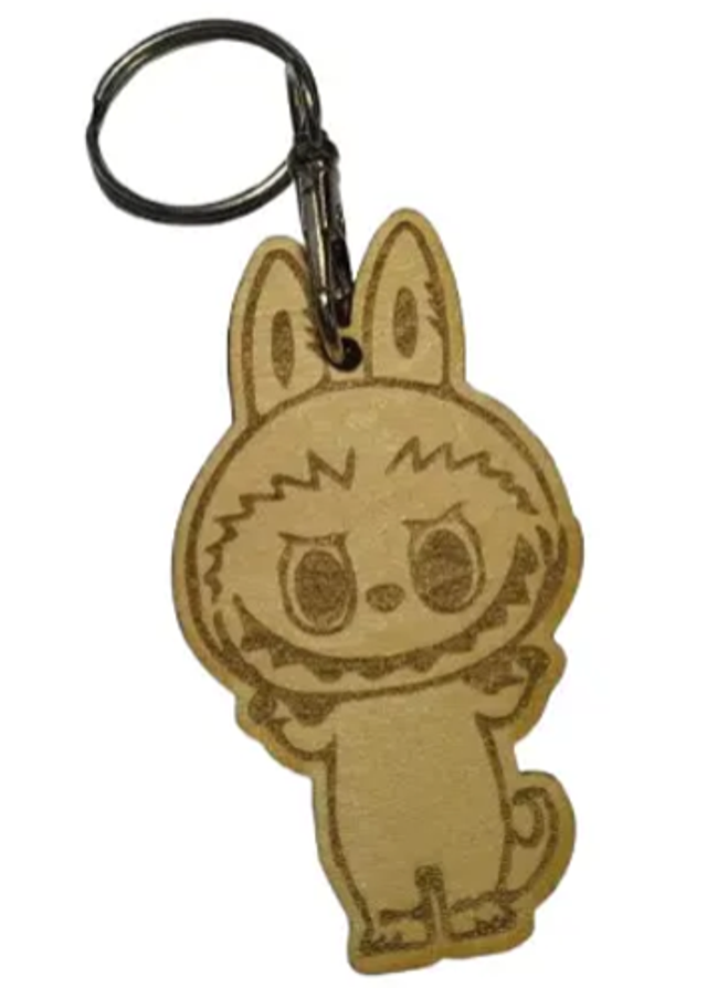 LabuBulle – Porte-clés en Bois Personnalisable (1)