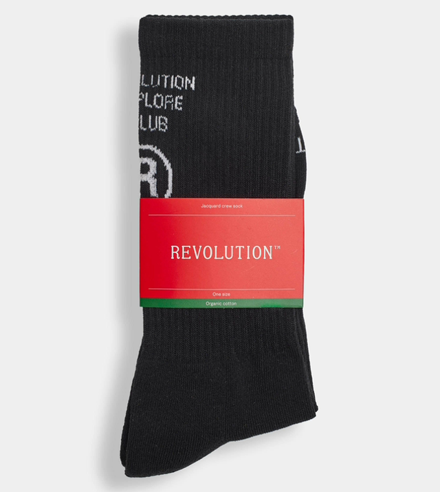 8910 Jaquard Crew Socks