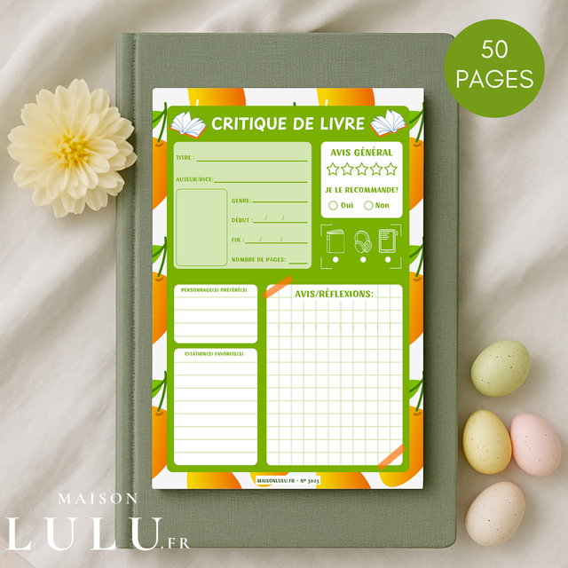 Bloc-Note Suivi, Avis, Résumé et Critique de Livres