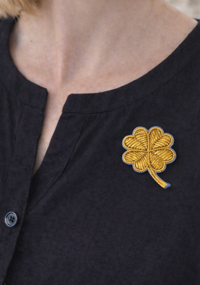 Kit DIY broche " Une chance en Or"