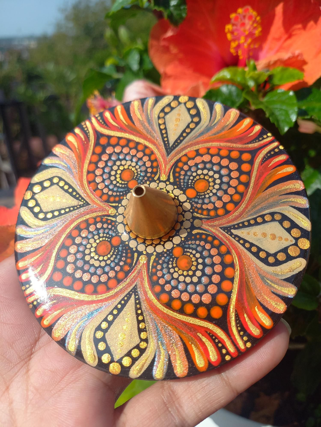 Porte-encens 10 cm &quot;Intensité de vie n°1&quot;