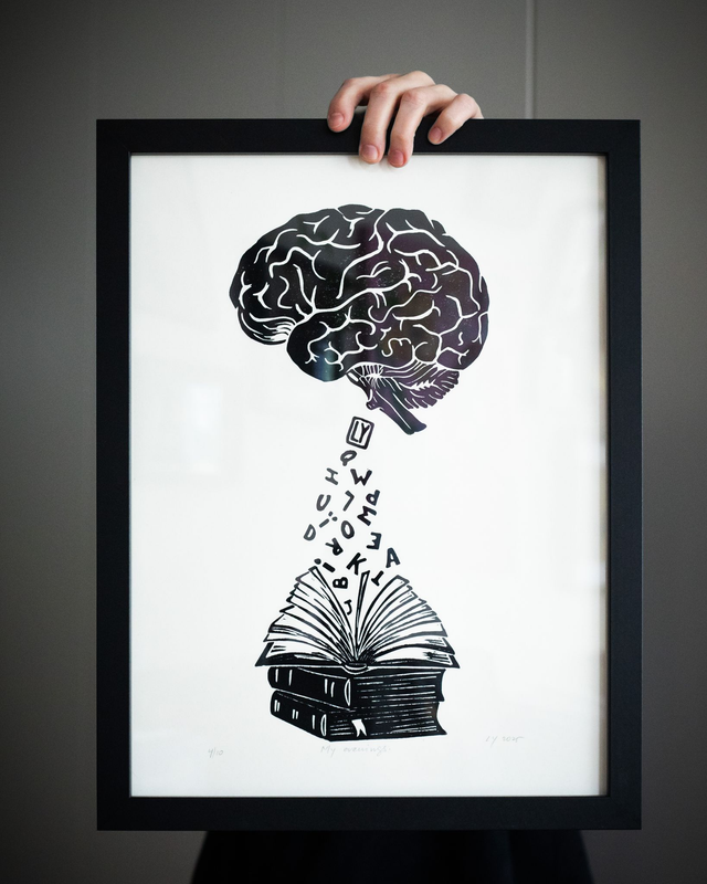 My Evenings - print A3